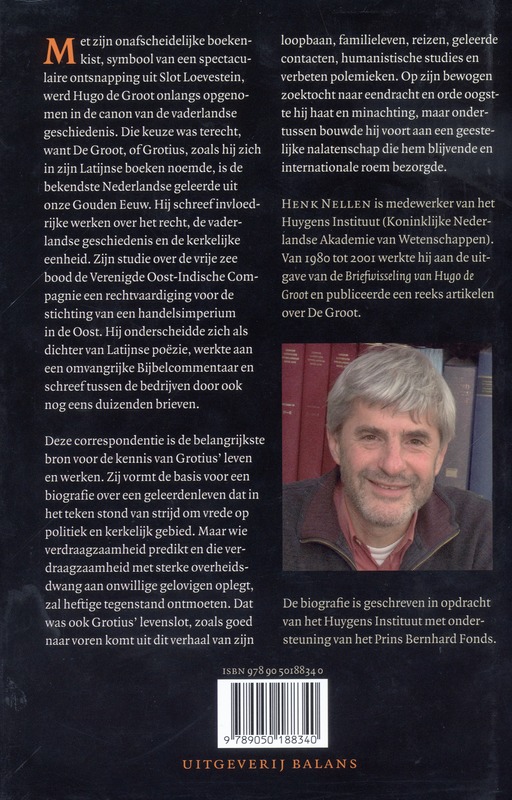 Achterkant van Hugo de Groot