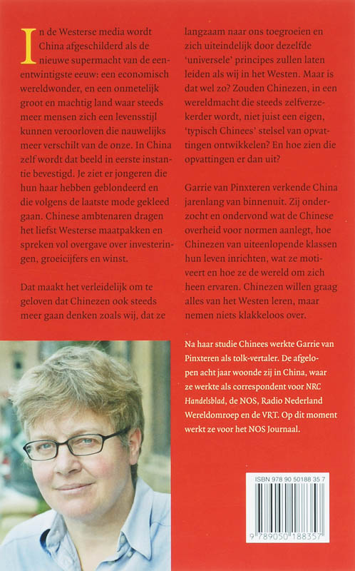 Achterkant van China