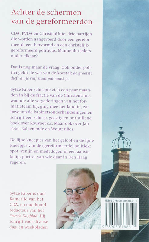 Achterkant van De wet van de koestal