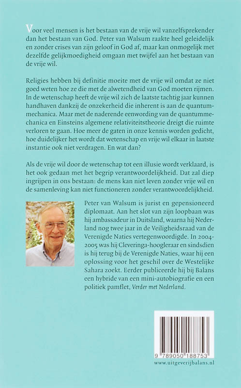 Achterkant van De vrije wil
