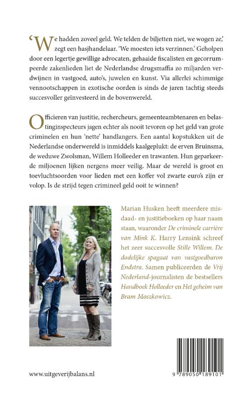 Achterkant van De jacht op crimineel geld
