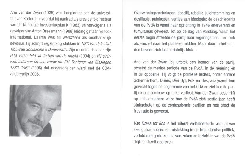 Achterkant van Van Drees tot Bos