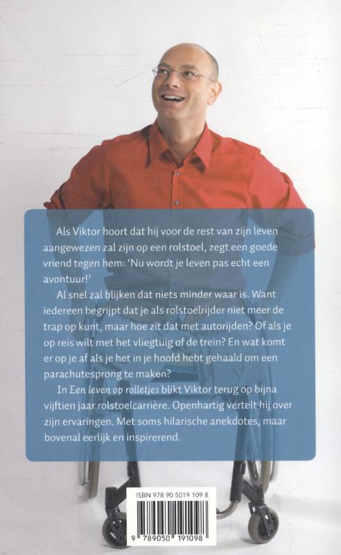 Achterkant van Een leven op rolletjes