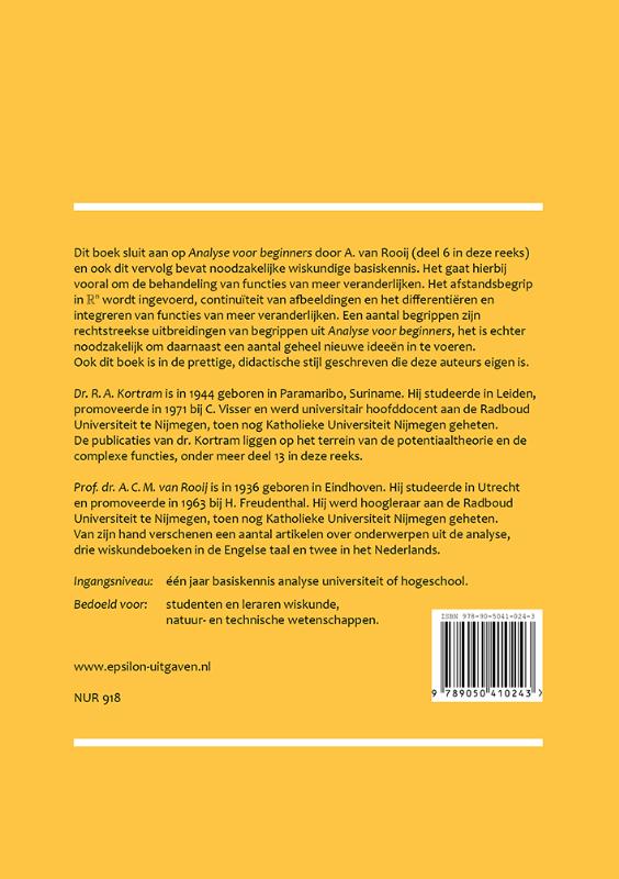 Achterkant van Analyse