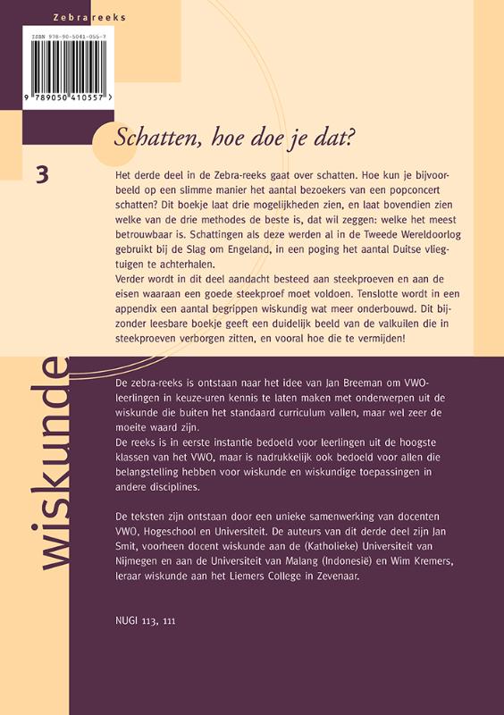 Achterkant van Schatten, hoe doe je dat?