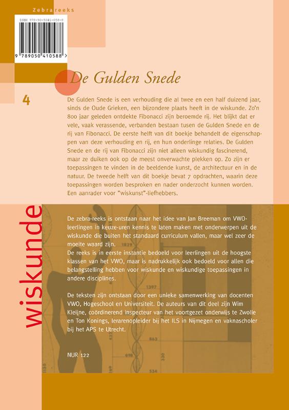 Achterkant van De gulden snede