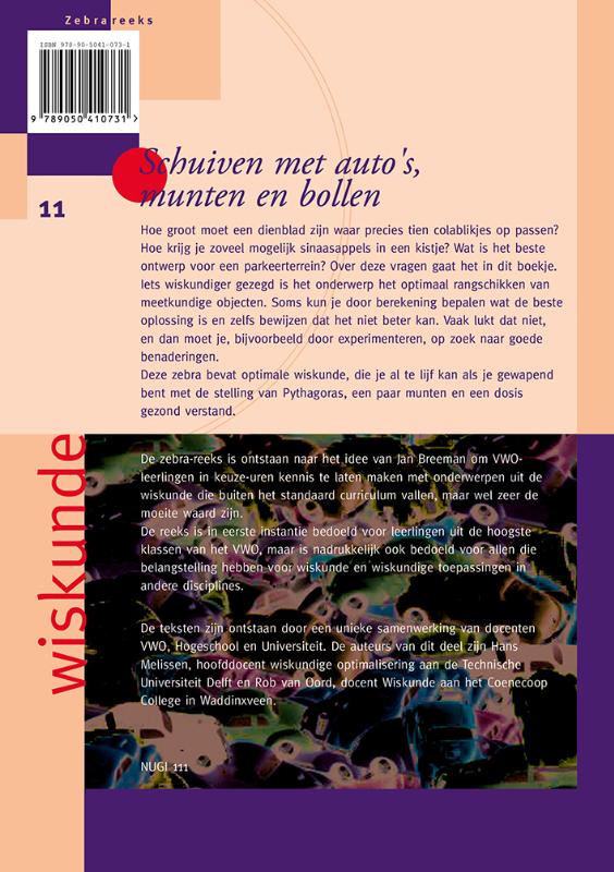 Achterkant van Schuiven met auto's, munten en bollen