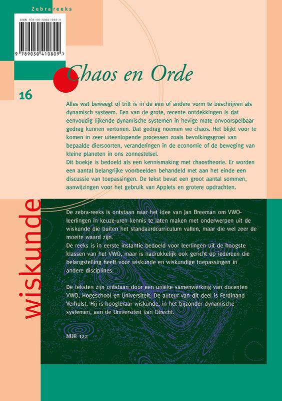 Achterkant van Chaos en orde