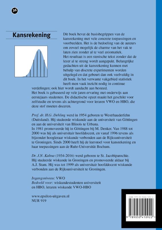 Achterkant van Kansrekening