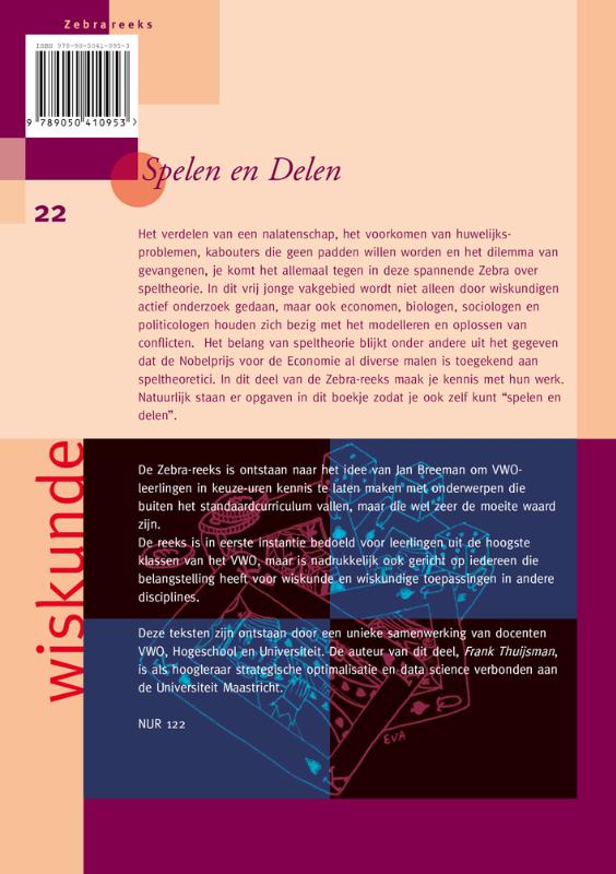 Achterkant van Spelen en delen