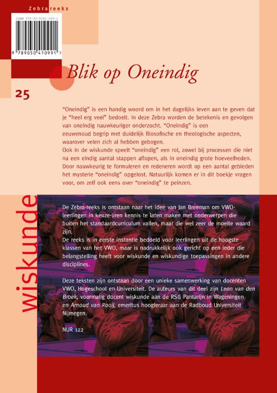 Achterkant van Blik op Oneindig