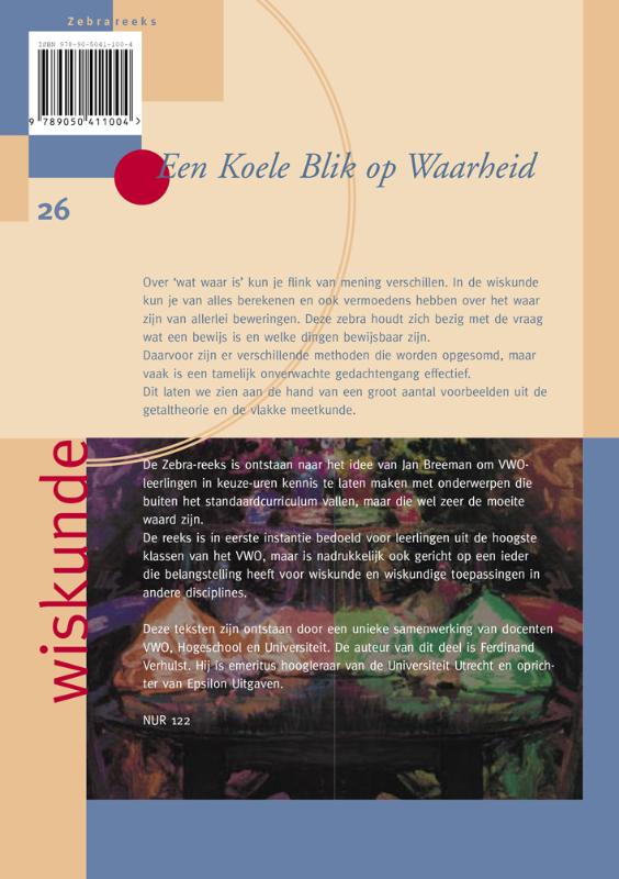 Achterkant van Een Koele Blik op Waarheid