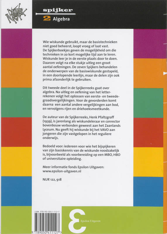 Achterkant van Algebra