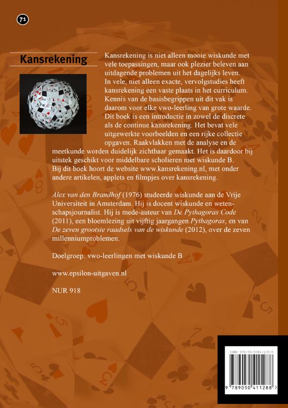 Achterkant van Kansrekening