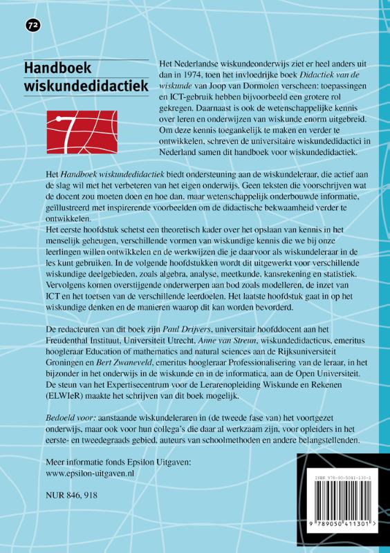 Achterkant van Handboek wiskundedidactiek