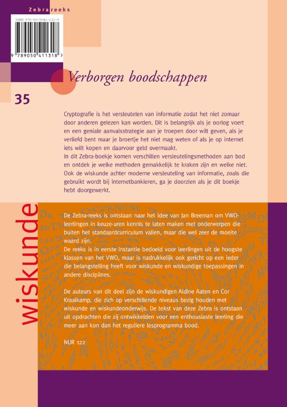 Achterkant van Verborgen boodschappen