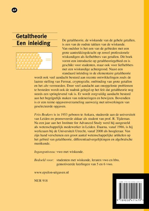 Achterkant van Getaltheorie