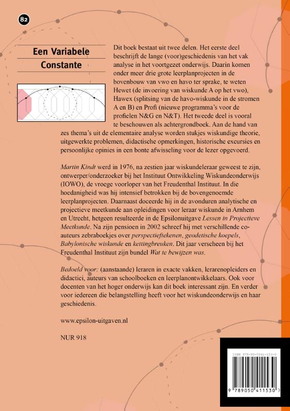 Achterkant van Een Variabele Constante