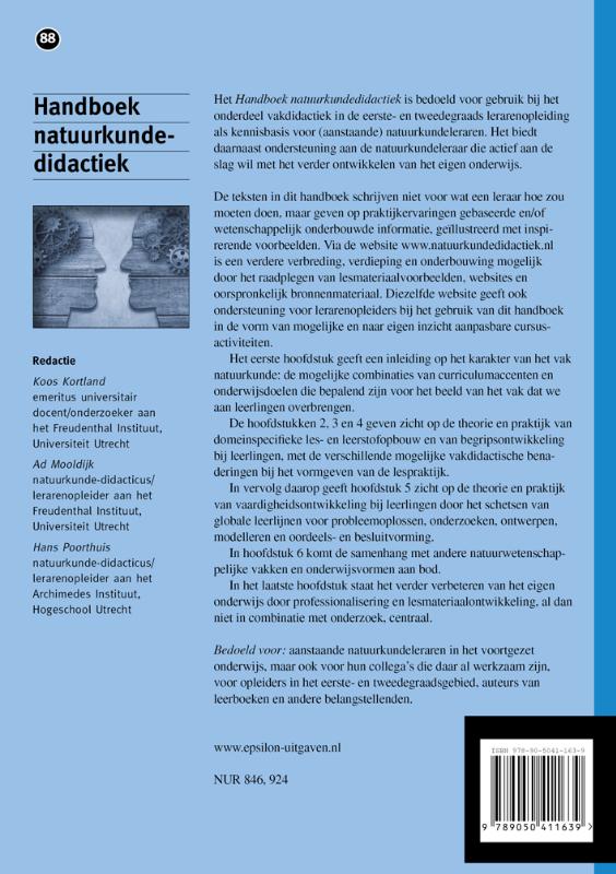 Achterkant van Handboek natuurkundedidactiek