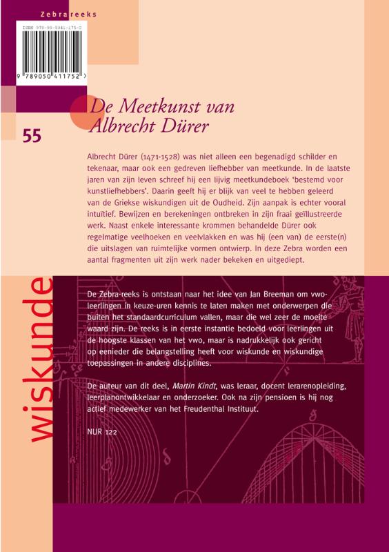 Achterkant van De Meetkunst van Albrecht Dürer