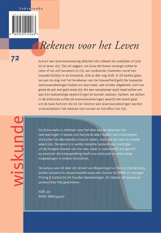 Achterkant van Rekenen voor het Leven