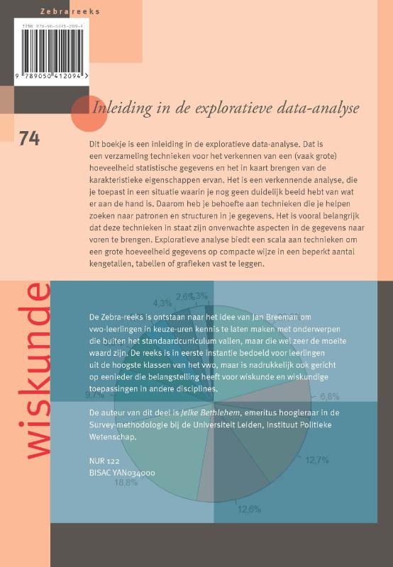 Achterkant van Inleiding in de exploratieve data-analyse
