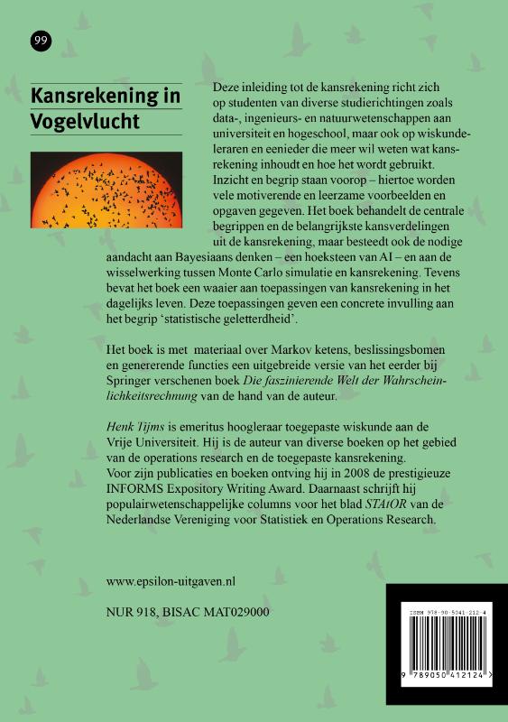 Achterkant van Kansrekening in vogelvlucht