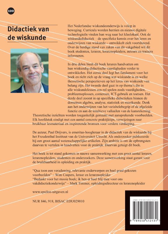 Achterkant van Didactiek van de wiskunde