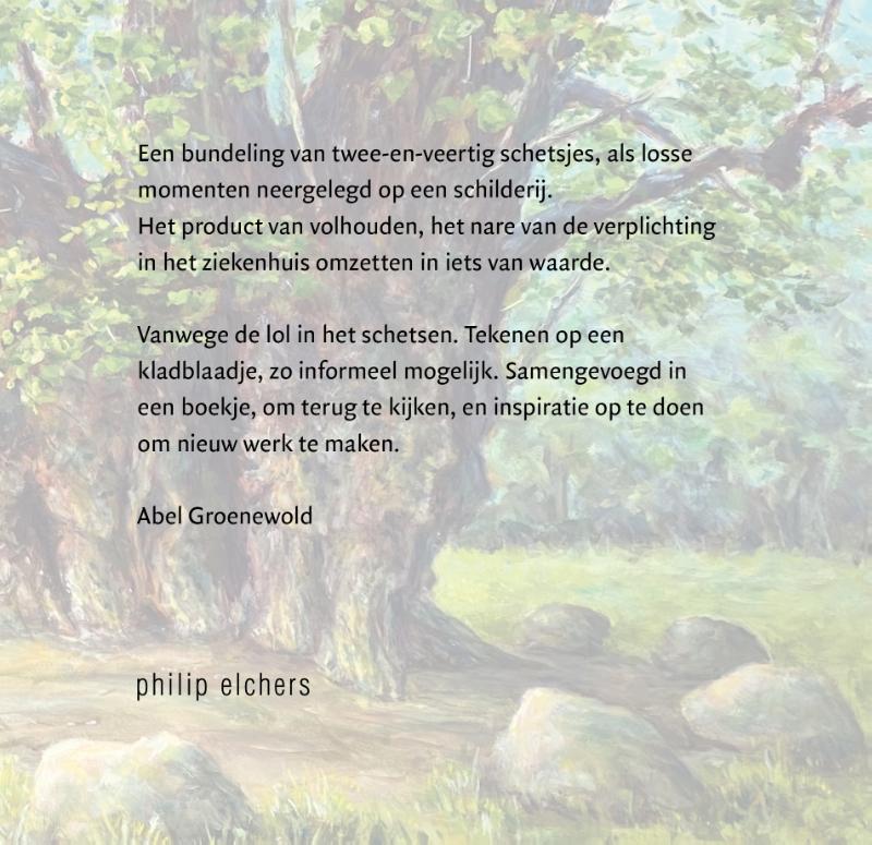 Achterkant van Een schetsje als reden...