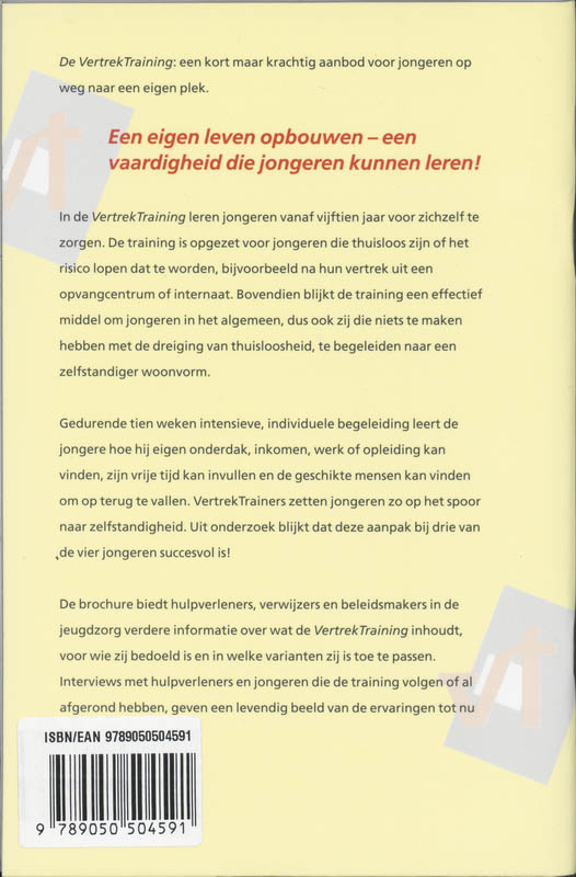 Achterkant van De Vertrektraining