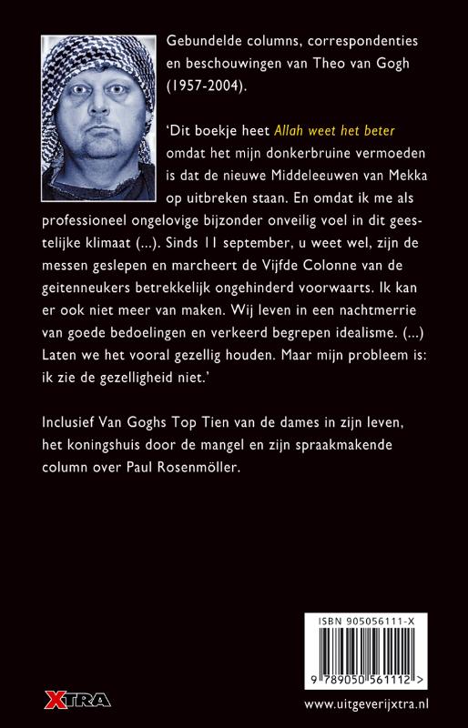 Achterkant van Allah weet het beter