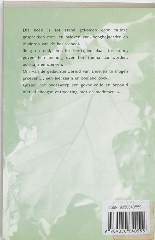 Achterkant van Het nu van toen