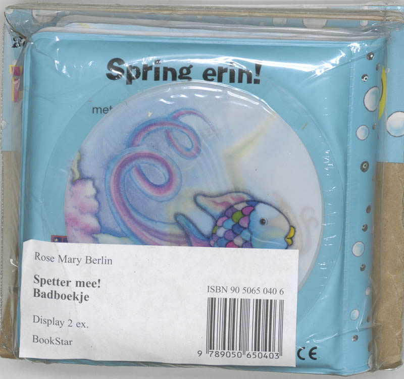 Achterkant van Spetter mee! badboekje set 2 ex