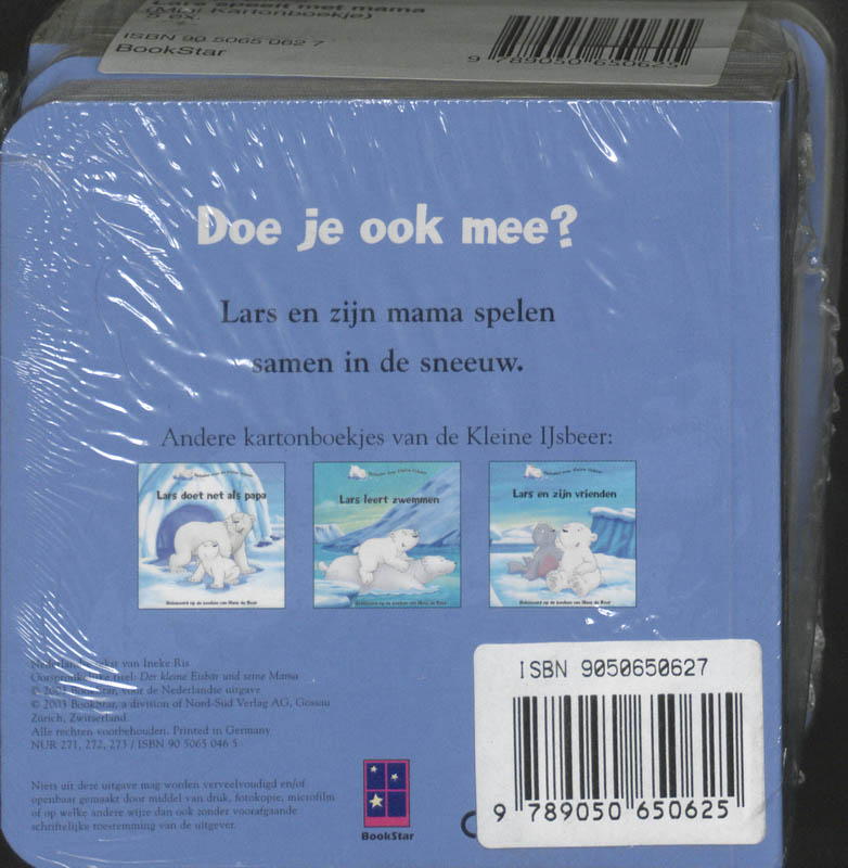 Achterkant van Lars speelt met mama 5 ex