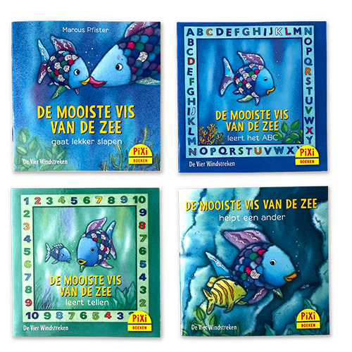 Achterkant van Pixi-Display: De mooiste vis van de zee 30 jaar, 4 x 16 ex.