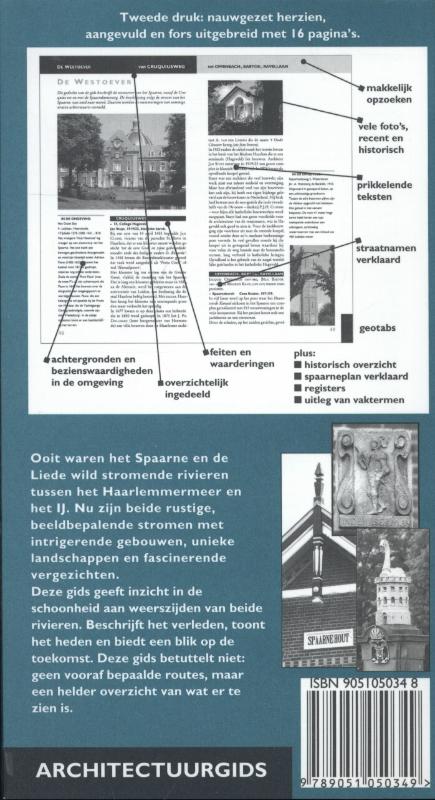 Achterkant van Gebouwen langs het Spaarne en de Liede