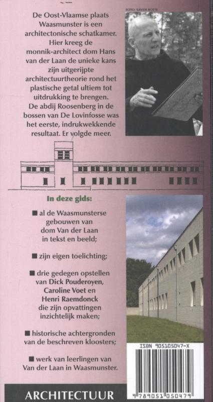 Achterkant van Dom van der Laan in Waasmunster