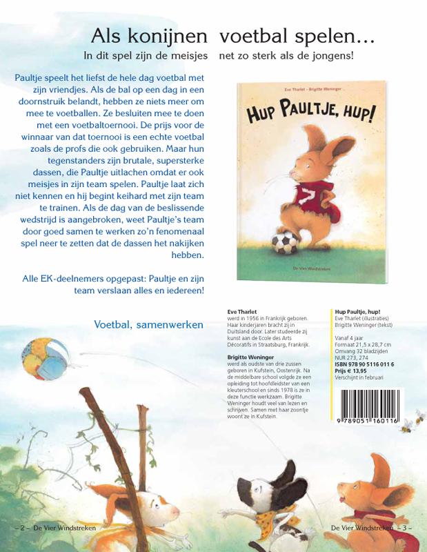 Achterkant van Hup Paultje, hup!