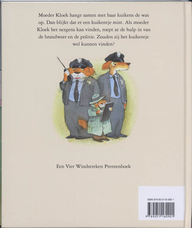 Achterkant van Het verdwenen kuikentje