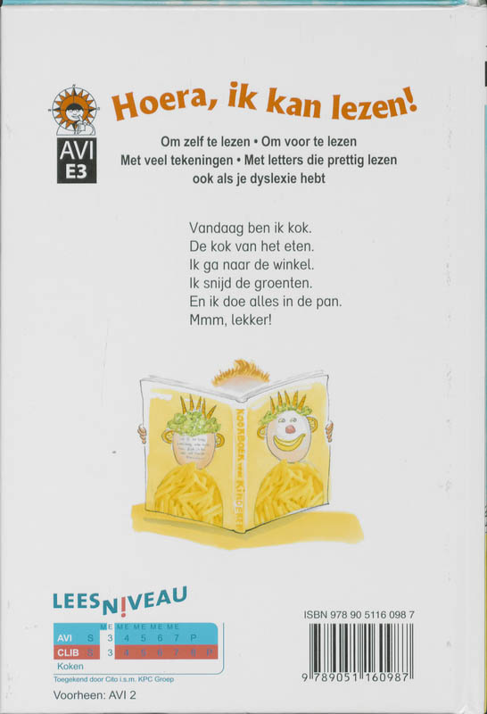 Achterkant van Baas van de keuken