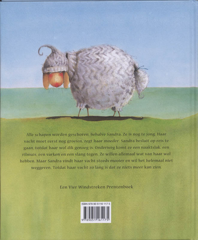Achterkant van Schaapje, schaapje, heb je mooie wol?