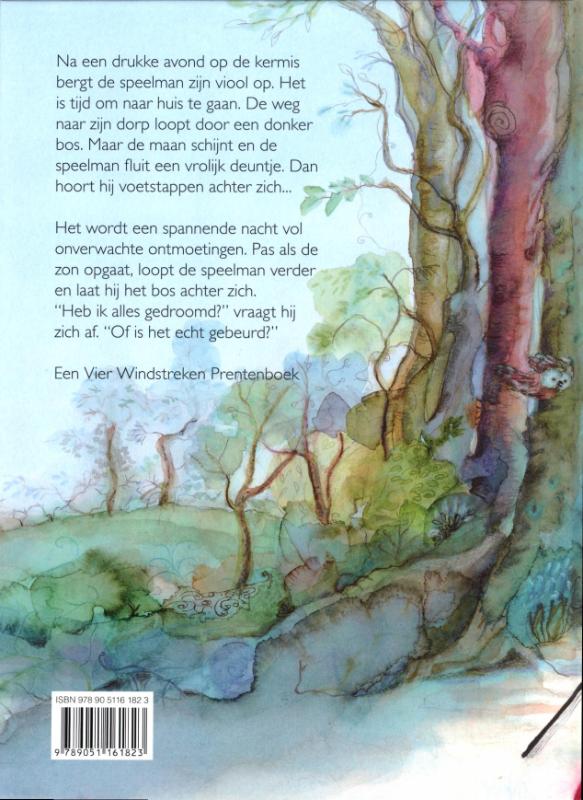 Achterkant van Het avontuur van de speelman