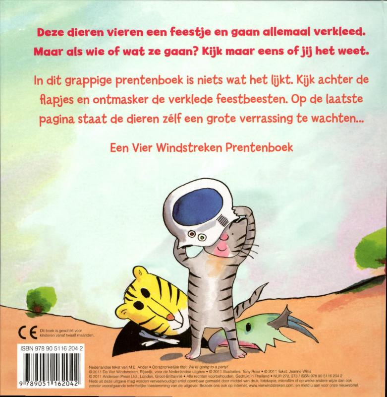 Achterkant van Wie gaat er mee naar het feest?