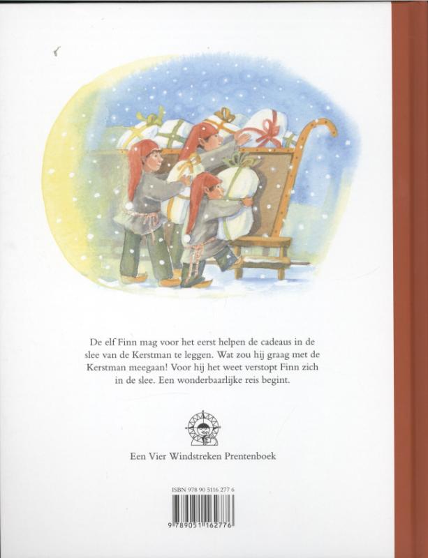 Achterkant van Finns wonderbaarlijke kerstreis