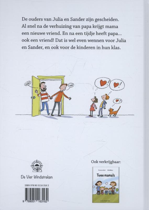 Achterkant van De vriend van papa