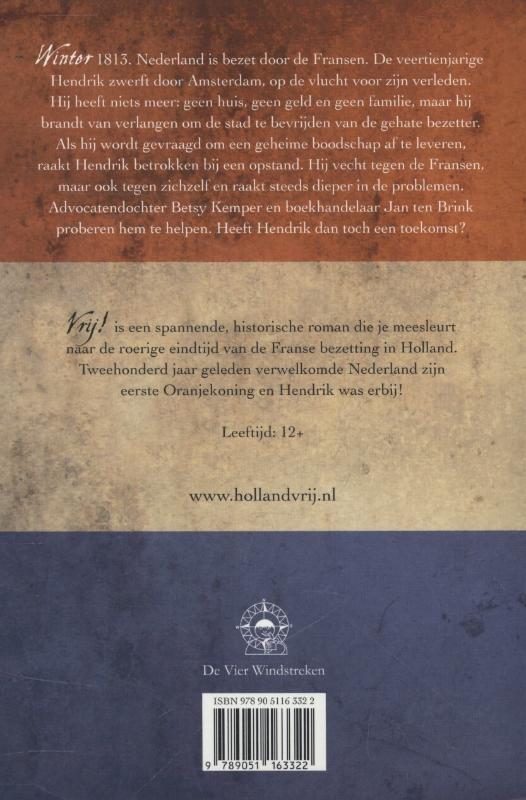 Achterkant van Vrij!