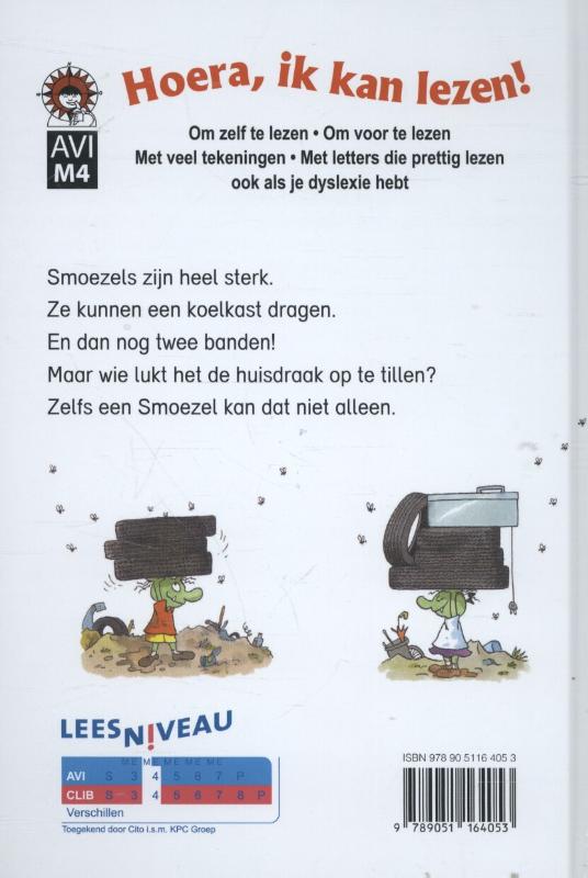 Achterkant van De Smoezels zijn samen sterk