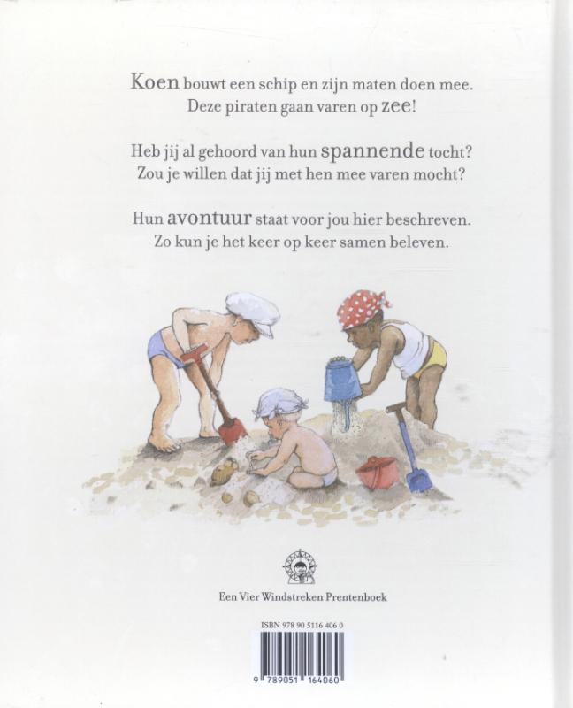 Achterkant van Kapitein Koen en de piraten
