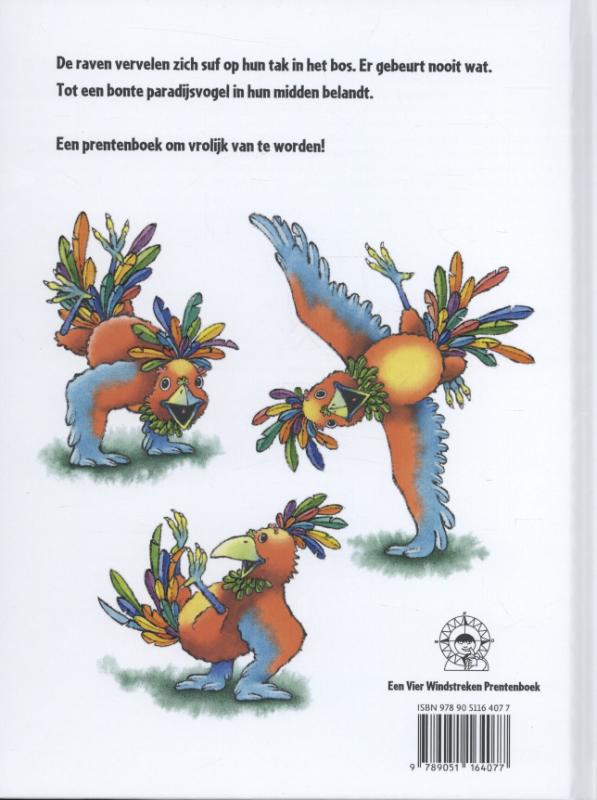 Achterkant van De paradijsvogel