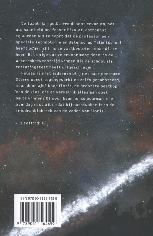 Achterkant van De raketwedstrijd